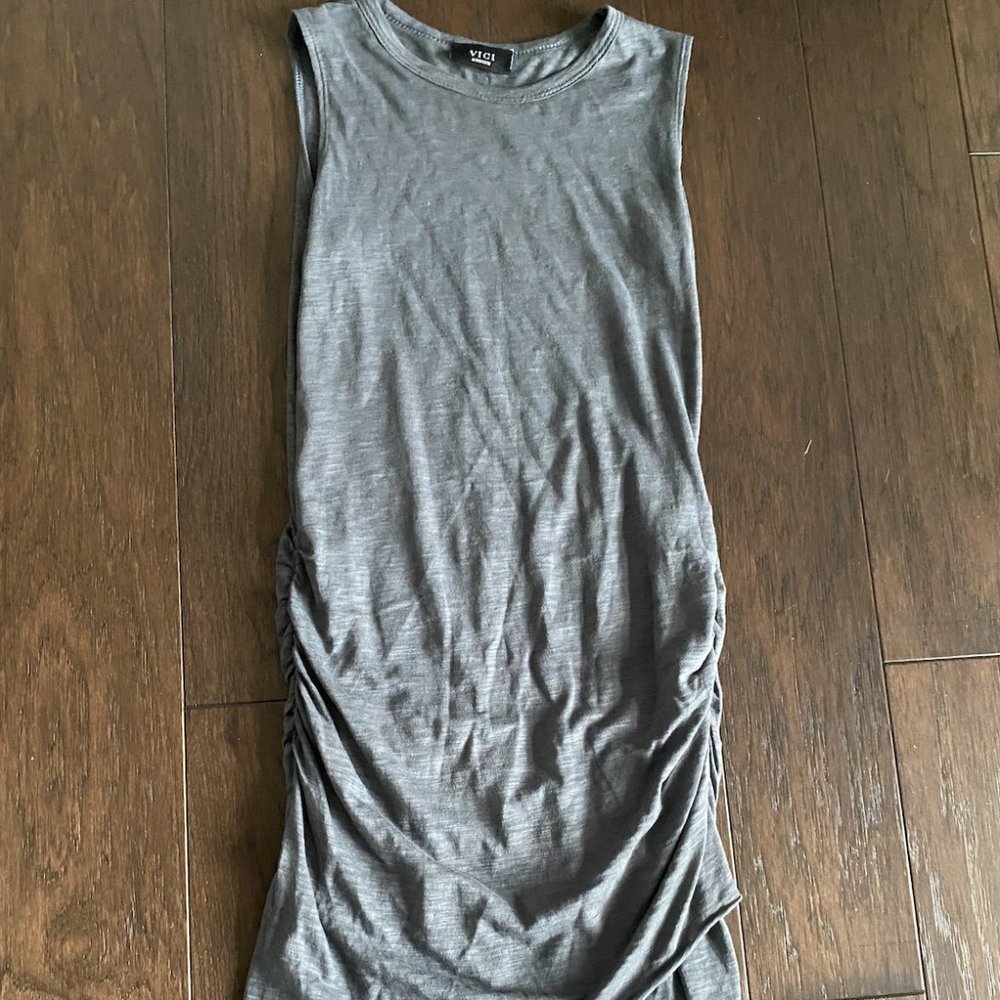 Vici Ruched Knit Tank Dress
